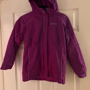 Columbia Kids' Purple OMNI Heat Hooded Jacket